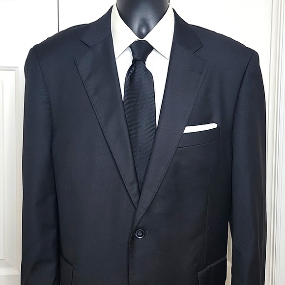 Peter Millar Other - Peter Millar Black Suit Double Vented Size 44 R